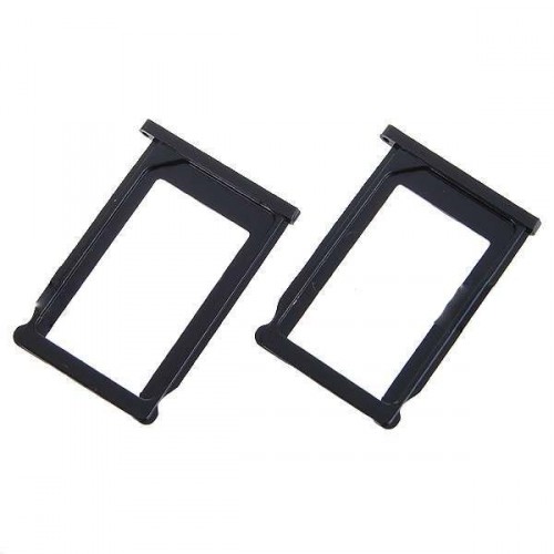SIM slot pro iPhone 3G/3GS 2ks černý - náhradní díl