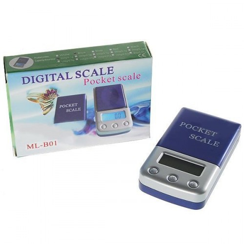 Vrecková digitálna váha s podsvieteným LCD max 500g rozlíšenie 0,1g