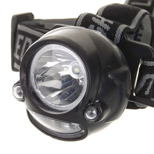 ﻿6-LED diodová viacmódová vodotesná čelová lampa
