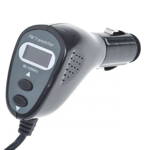 FM vysielač s USB portom pre MP3/MP4/iPod (DC 12 ~ 24V)