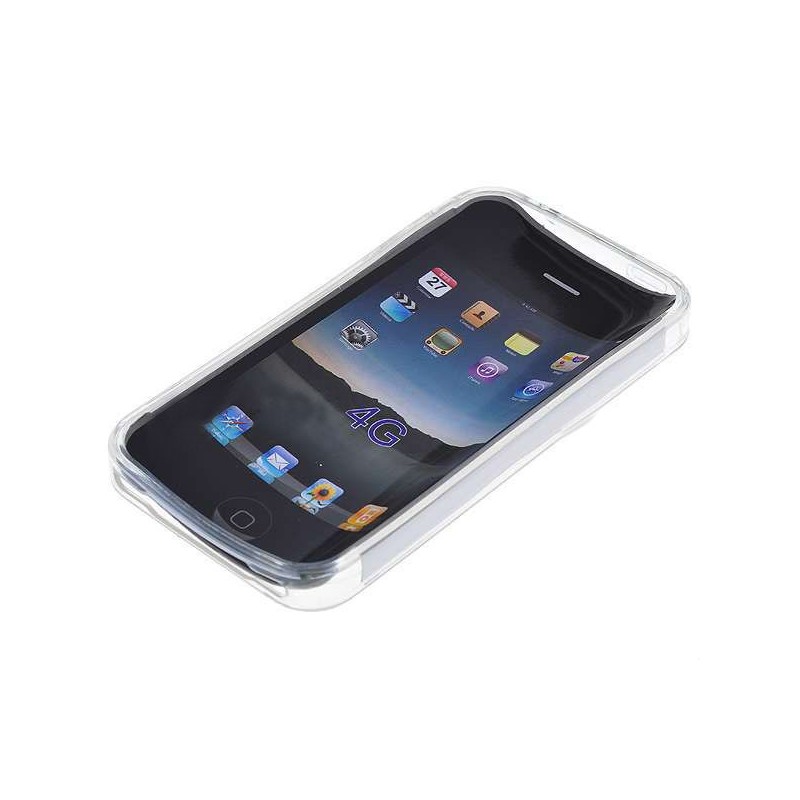 Ochranné silikónové puzdro pre iPhone 4 - biele