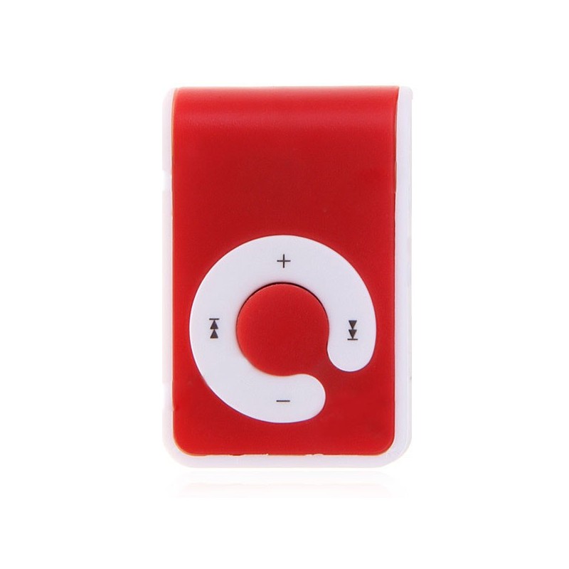 MP3 prehrávač s Micro SD - červený