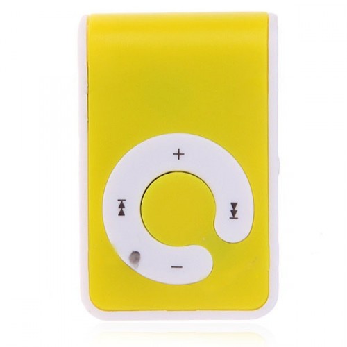 MP3 prehrávač s Micro SD - žltý