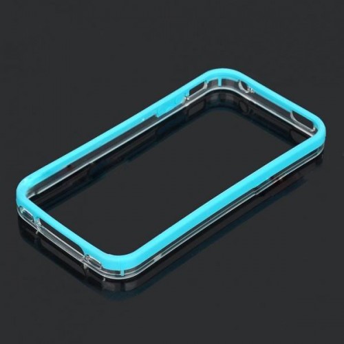 Ochranný rám bledo modrý pre iPhone 4/4S