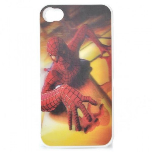 Ochranný zadný kryt 3D pre iPhone 4 - Spider Man