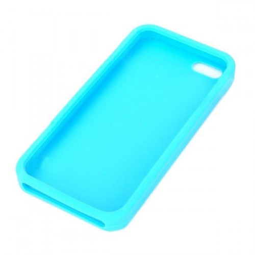 Ochranné silikonové pouzdro pro iPhone 5 - modré
