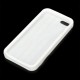 Ochranné silikonové pouzdro pro iPhone 5 - bílé