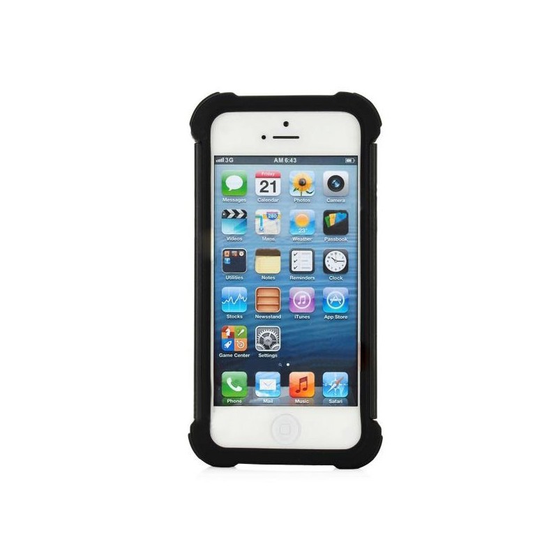 Ochranné pouzdro silikon / plast pro iPhone 5 černé