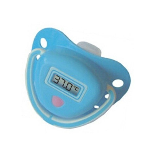 Dětský elektronický teploměr - dudlík modrý DT-211A