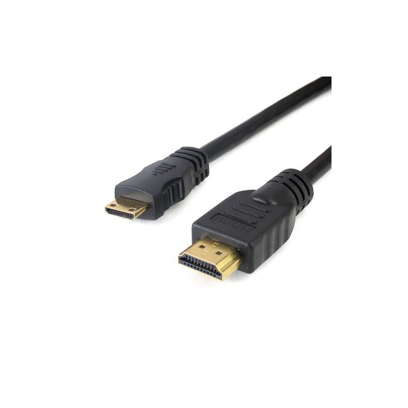 Micro HDMI na HDMI pripojovací kábel - čierny (150 cm)