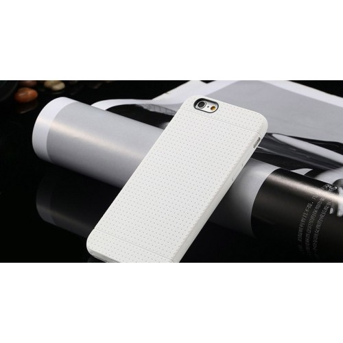 Bílý silikonový zadní kryt pro iPhone 6 Plus