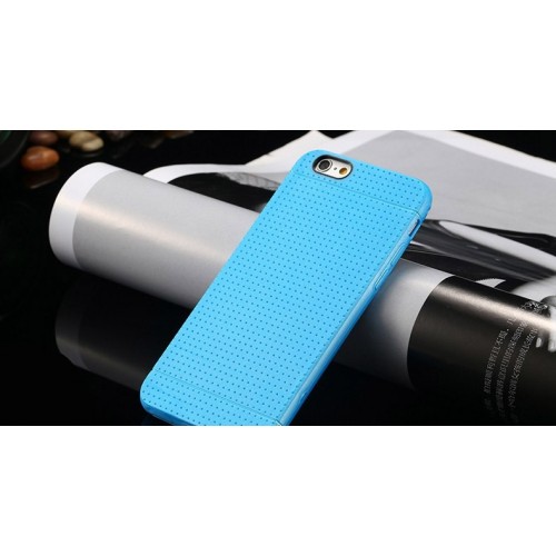 Modrý silikonový zadní kryt pro iPhone 6 Plus