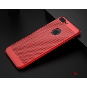 iPhone 7/8 zadný MESH kryt červený