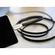 1m SUPTEC USB-C Fast Charge kábel čierny
