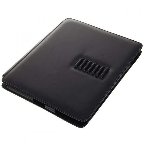 Ochranné kožené pouzdro a stojan pro Apple iPad - černé