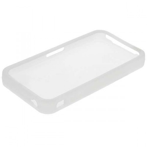 Ochranné silikónové puzdro pre iPhone 4 - biele