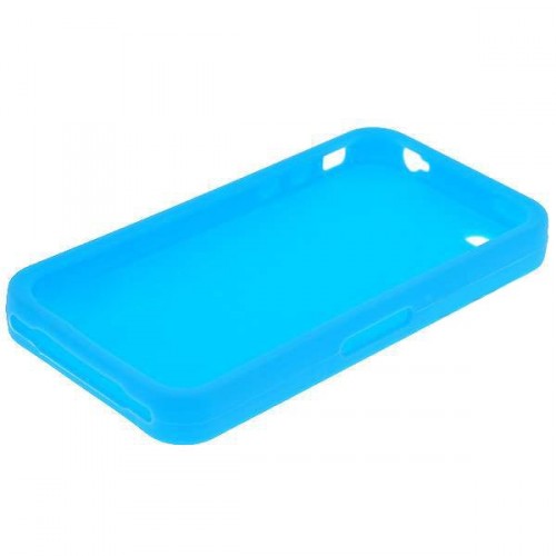 Ochranné silikonové pouzdro pro Apple iPhone 4 - modré