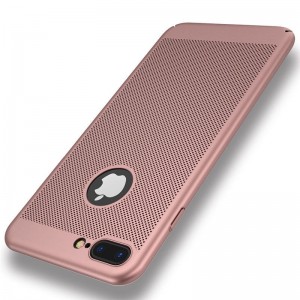 iPhone 7/8 zadný MESH kryt ružový