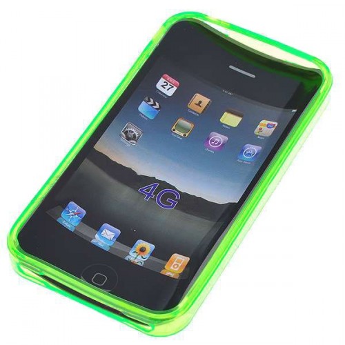 Ochranné silikonové pouzdro pro Apple iPhone 4 - zelené