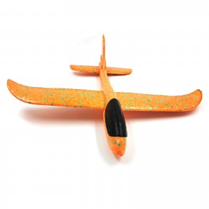 Polystyrénové házecí letadlo 37cm oranžové