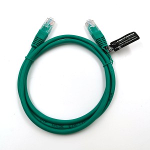 EB273G UTP CAT 5E patchcord kábel 1m zelený Esperanza