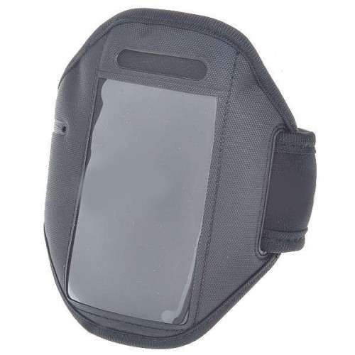 Neoprenové sportovní pouzdro na rameno pro iPhone 4 - černé
