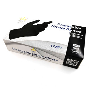BRELA Pro Care XL Nitrilové rukavice černé nepudrované D5000
