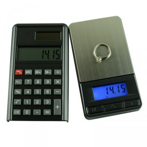 Kalkulačka a digitální váha do 100g / 0,01 g