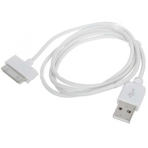 USB Data kábel pre iPhone 4 - biely