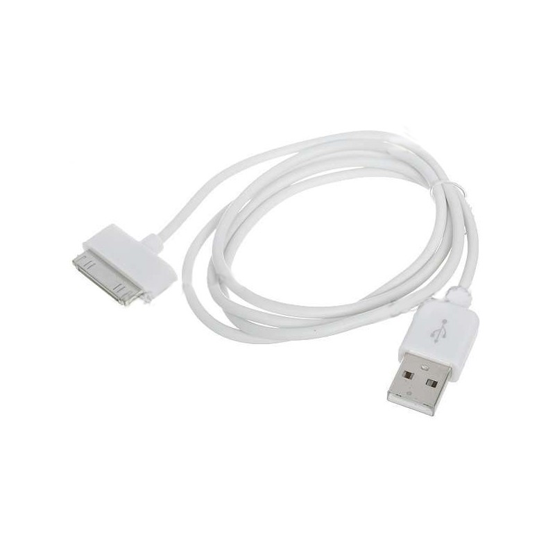 USB Data kábel pre iPhone 4 - biely
