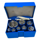 MV 1Kg Sada 8ks kalibračních závaží 10g-500g M2