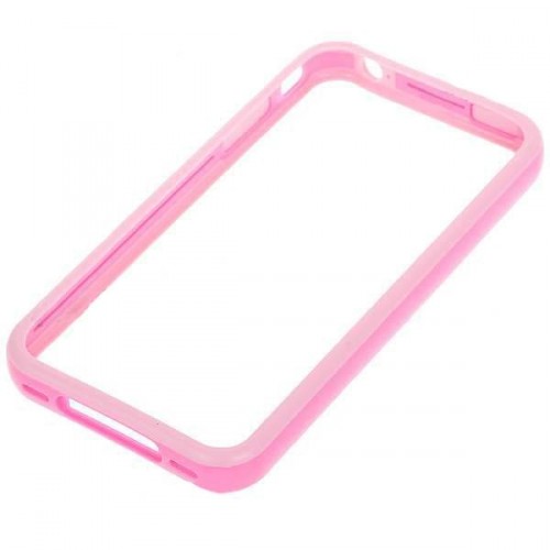 Stylový Ochranný rám pro iPhone 4 - růžový