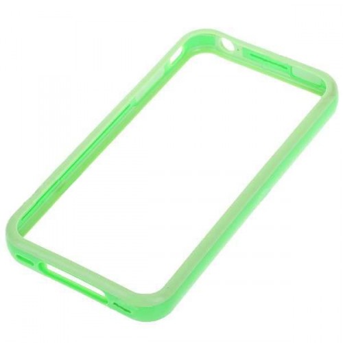 Štýlový Ochranný rám pre iPhone 4 - zelený
