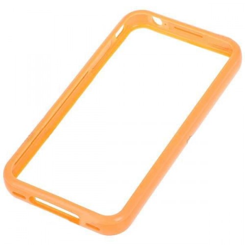 Stylový Ochranný rám pro iPhone 4 - oranžový