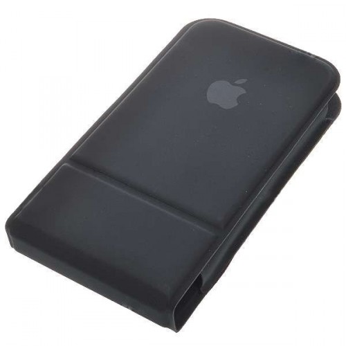 Ochranné puzdro pre iPhone 4 syntetická koža - čierna