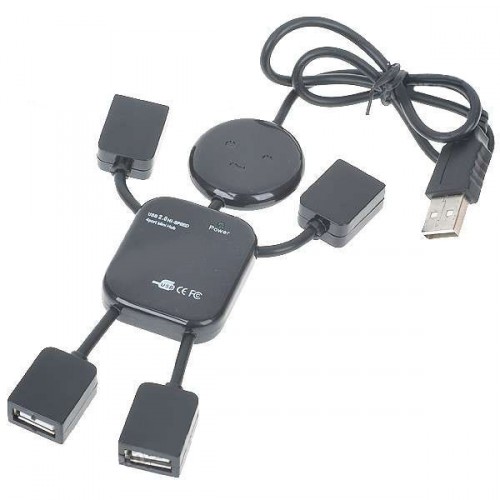 4-portový USB Hub 2.0 ve tvaru člověka